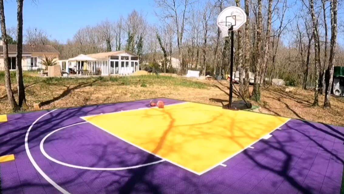 Terrain basket 8x7m Terrain basket lakers 8x7m