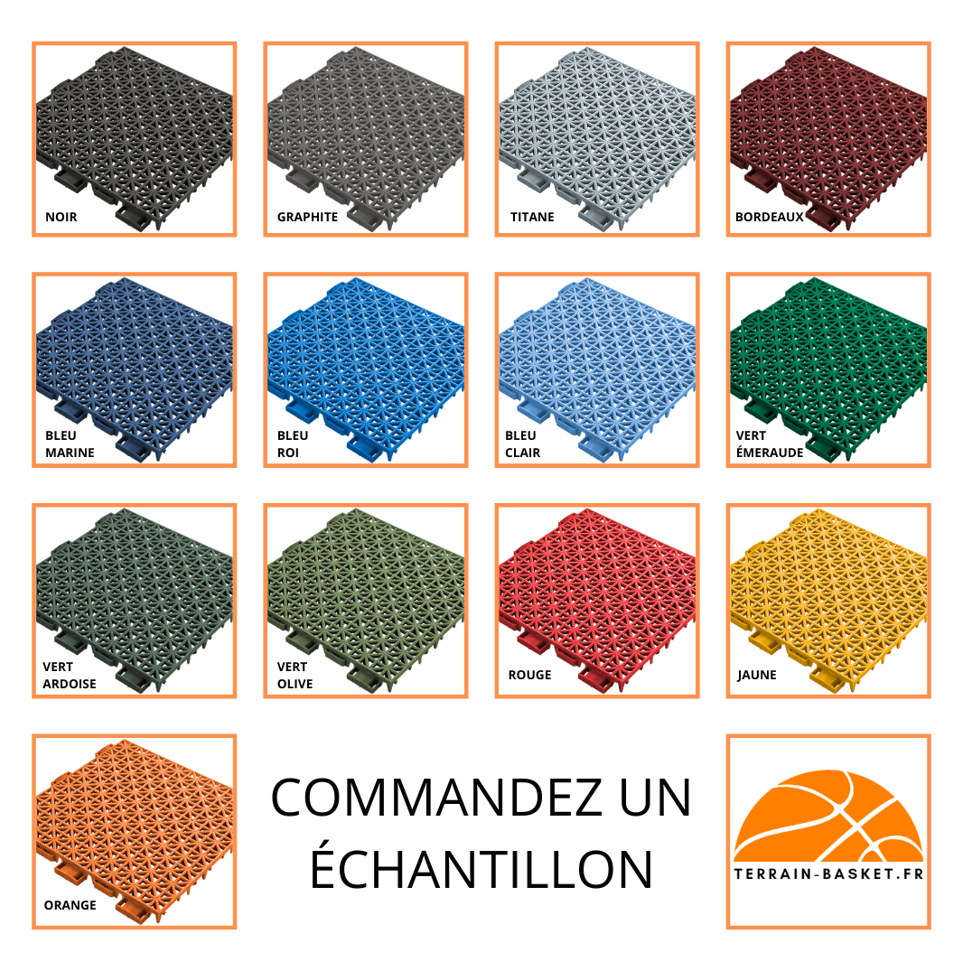 Coloris dalles Terrain-basket.fr Coloris dalles Terrain-basket.fr