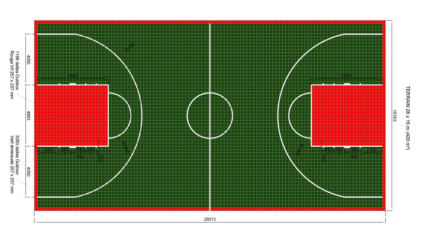 Plan-terrain-basket-28x15 Vert E et Rouge R Plan-terrain-basket-28x15 Vert E et Rouge R